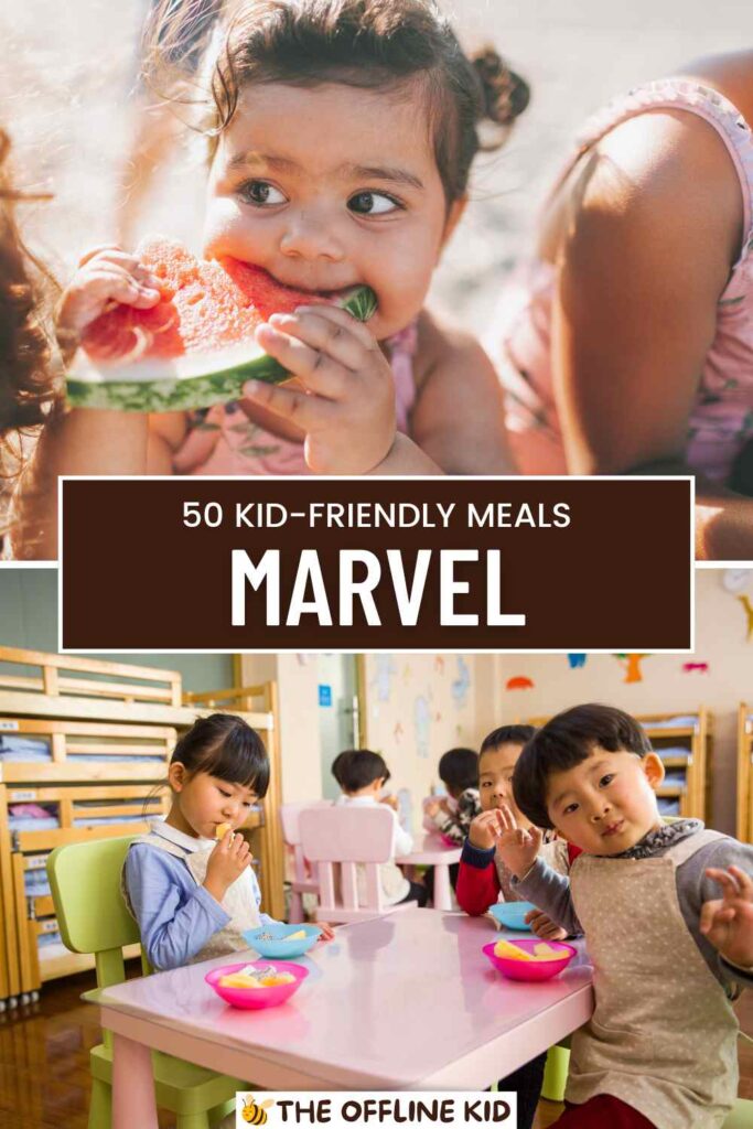 marvel meals with kids pin