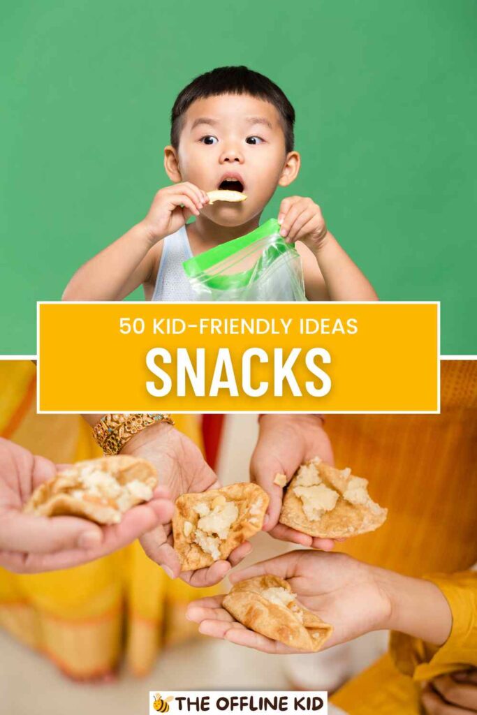 snacks with kids pin