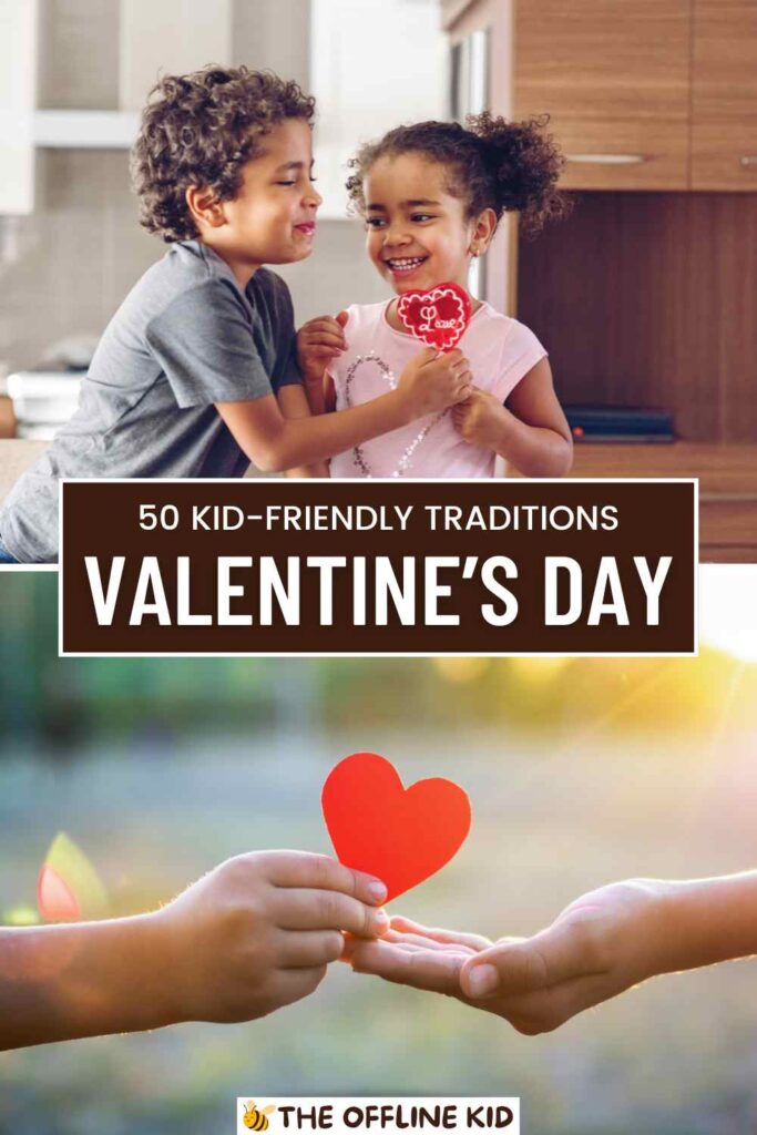 valentine's traditions with kids pin