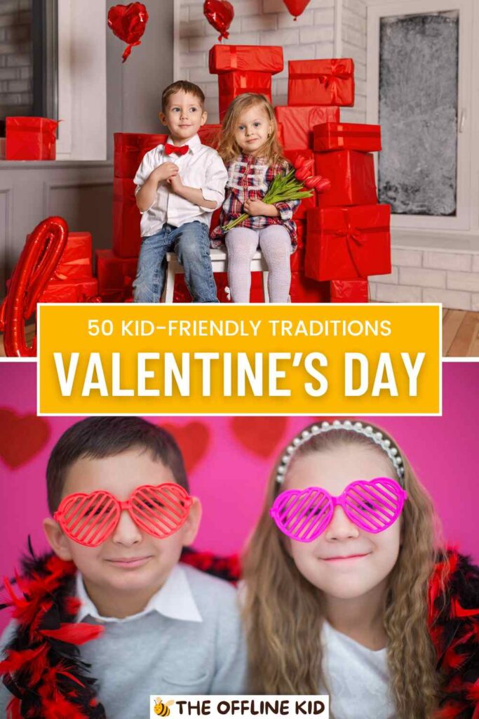 valentine's traditions with kids pin